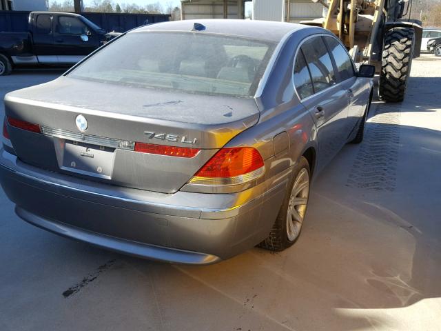 WBAGN63452DR05666 - 2002 BMW 745 LI GRAY photo 4