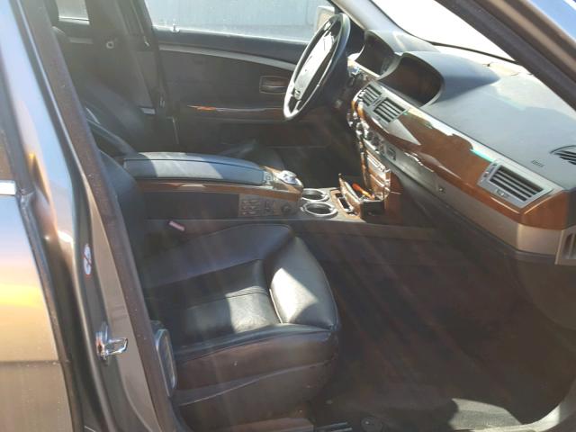 WBAGN63452DR05666 - 2002 BMW 745 LI GRAY photo 5