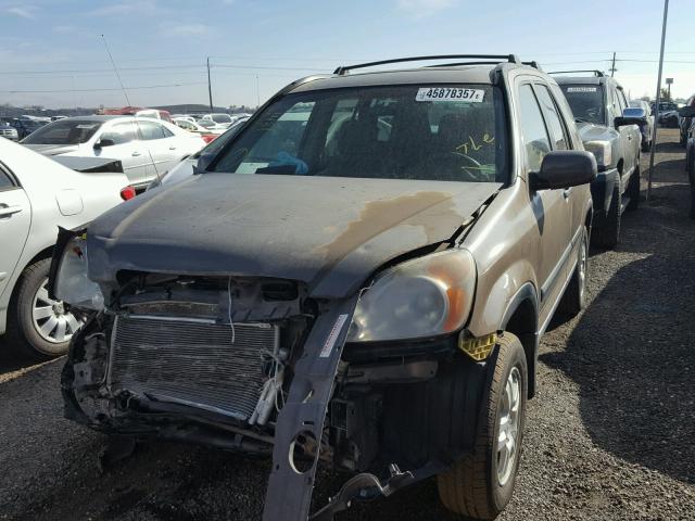 JHLRD78863C017499 - 2003 HONDA CR-V EX BROWN photo 2