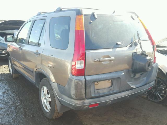 JHLRD78863C017499 - 2003 HONDA CR-V EX BROWN photo 3