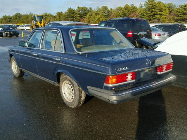 12303312071012 - 1980 MERCEDES-BENZ 280 BLUE photo 3