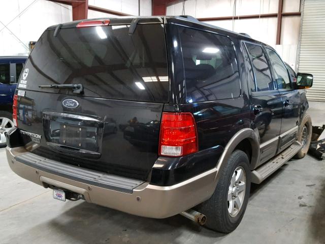 1FMPU17L64LA08922 - 2004 FORD EXPEDITION BLUE photo 4