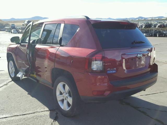 1C4NJDBBXFD135321 - 2015 JEEP COMPASS SP RED photo 3