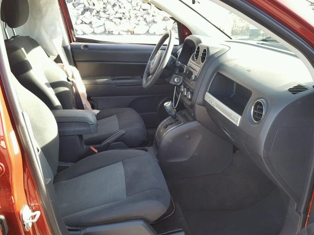 1C4NJDBBXFD135321 - 2015 JEEP COMPASS SP RED photo 5