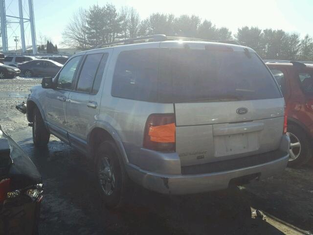 1FMZU73E82UB07221 - 2002 FORD EXPLORER X SILVER photo 3