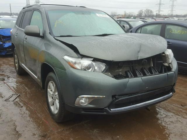 5TDZA3EH5CS026079 - 2012 TOYOTA HIGHLANDER GRAY photo 1