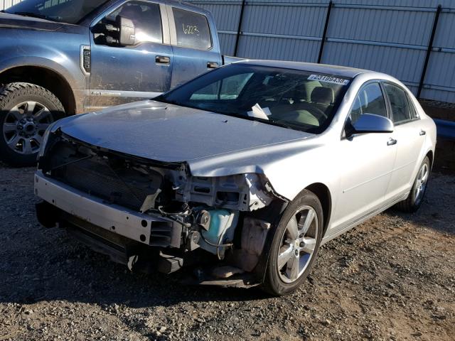 1G1ZD5EUXCF115686 - 2012 CHEVROLET MALIBU 2LT SILVER photo 2