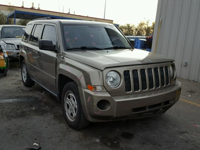 1J8FT28088D693110 - 2008 JEEP PATRIOT SP BROWN photo 1