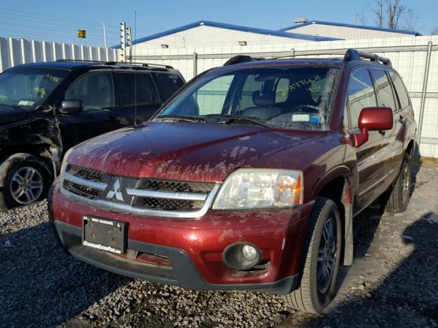 4A4MN41S76E075194 - 2006 MITSUBISHI ENDEAVOR L MAROON photo 2