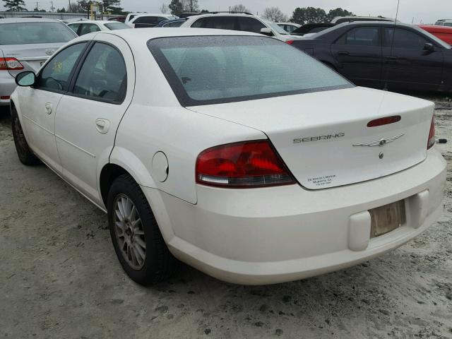 1C3EL46XX4N362844 - 2004 CHRYSLER SEBRING LX WHITE photo 3