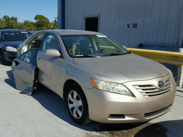 4T1BE46K97U585945 - 2007 TOYOTA CAMRY NEW BEIGE photo 1