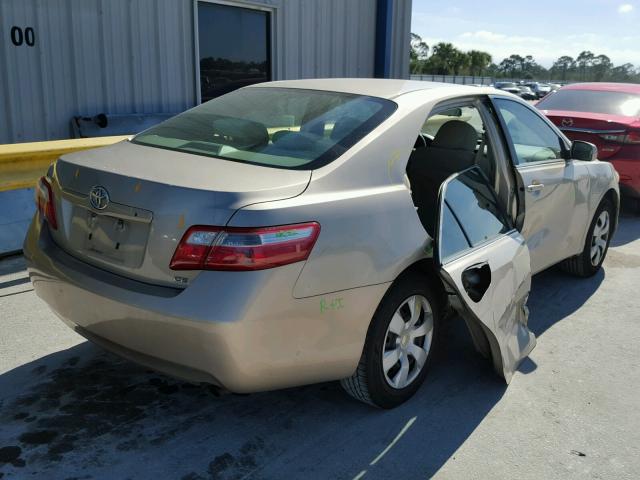 4T1BE46K97U585945 - 2007 TOYOTA CAMRY NEW BEIGE photo 4