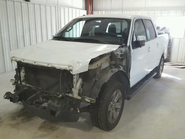 1FTFW1CF7DKE01943 - 2013 FORD F150 SUPER WHITE photo 2