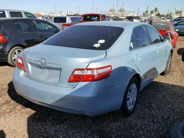 4T1BE46K99U814496 - 2009 TOYOTA CAMRY BASE BLUE photo 4