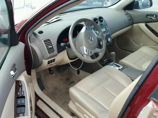 1N4AL2AP8AN443994 - 2010 NISSAN ALTIMA BAS RED photo 9