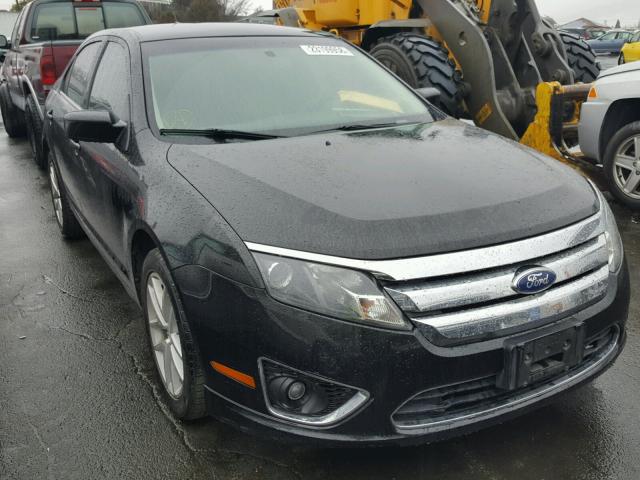 3FAHP0JG9BR310683 - 2011 FORD FUSION SEL BLACK photo 1