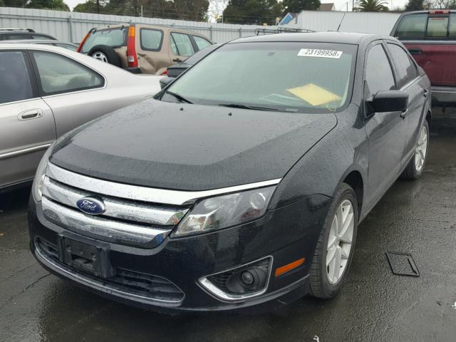 3FAHP0JG9BR310683 - 2011 FORD FUSION SEL BLACK photo 2