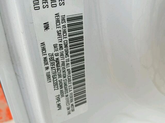 ZFBERFAT7F6A33922 - 2015 RAM PROMASTER 白色 照片 10