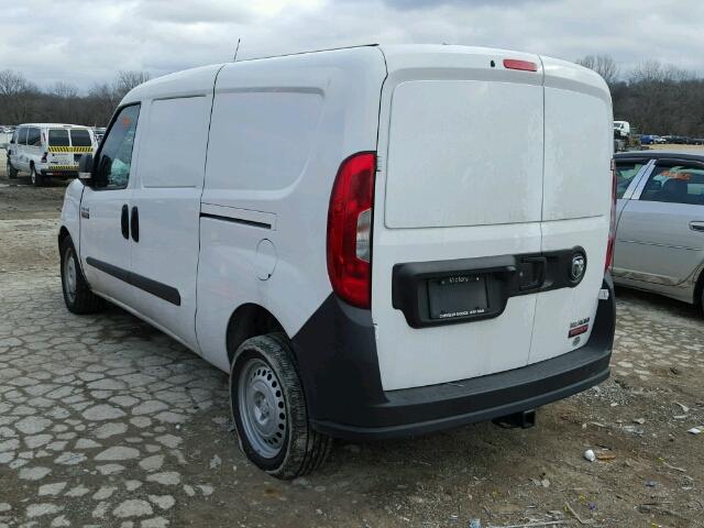 ZFBERFAT7F6A33922 - 2015 RAM PROMASTER WHITE photo 3