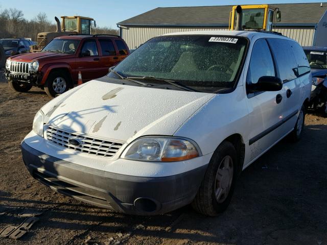 2FMZA51411BA63462 - 2001 FORD WINDSTAR L WHITE photo 2