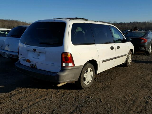 2FMZA51411BA63462 - 2001 FORD WINDSTAR L WHITE photo 4