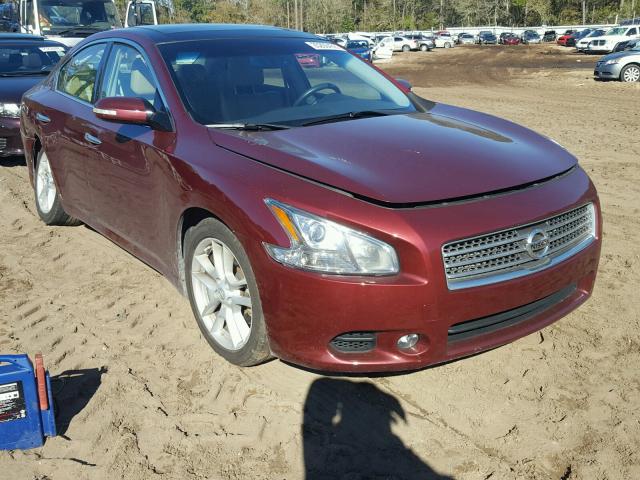 1N4AA51E19C848057 - 2009 NISSAN MAXIMA S MAROON photo 1