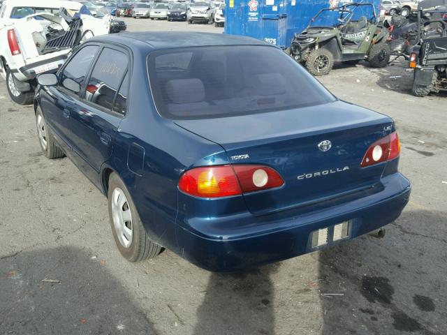 1NXBR12E81Z523429 - 2001 TOYOTA COROLLA CE GREEN photo 3