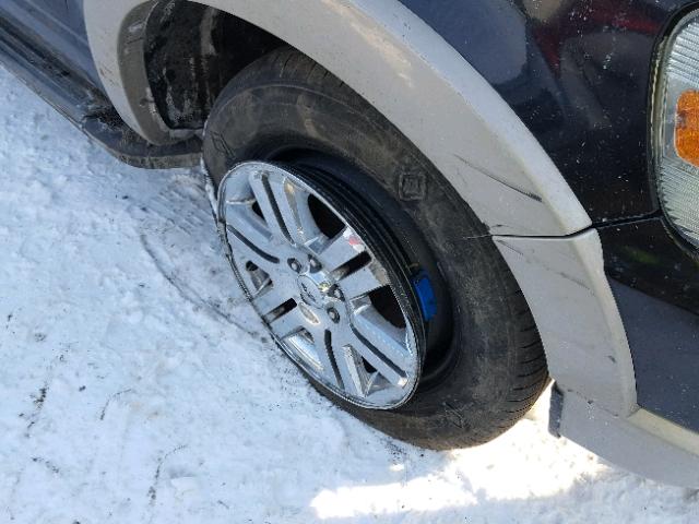 1FMEU74E68UA36123 - 2008 FORD EXPLORER E BLACK photo 9