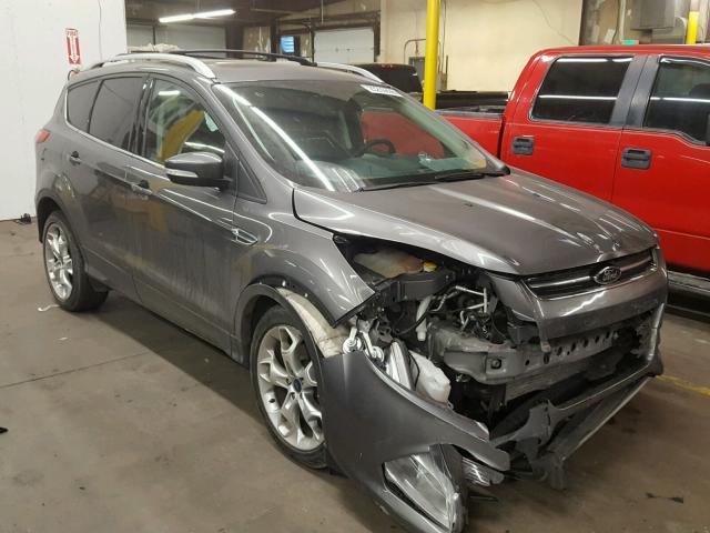 1FMCU9J96EUD83912 - 2014 FORD ESCAPE TIT GRAY photo 1