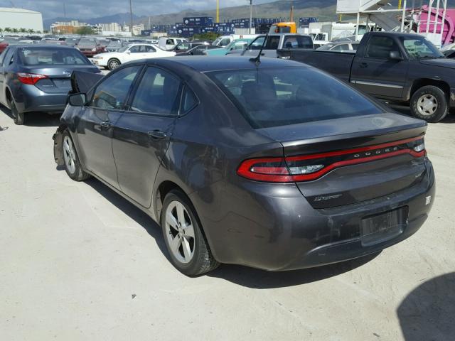 1C3CDFBB0GD623533 - 2016 DODGE DART SXT GRAY photo 3