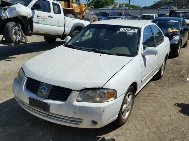 3N1AB51A84L737722 - 2004 NISSAN SENTRA 2.5 WHITE photo 2