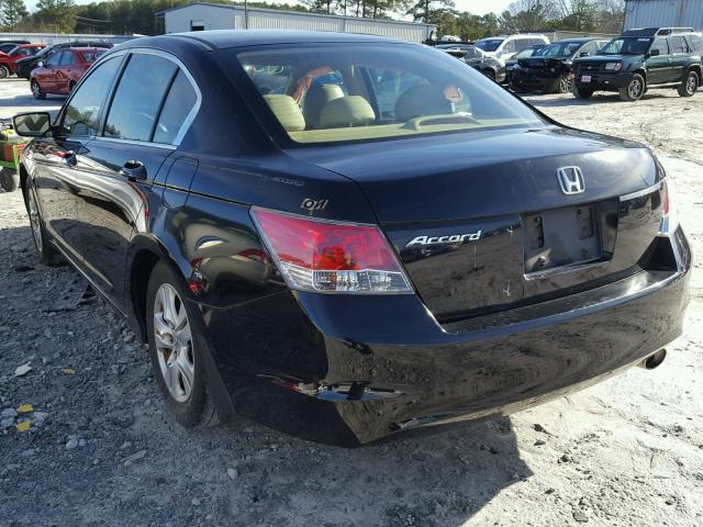 JHMCP26478C053303 - 2008 HONDA ACCORD LXP BLACK photo 3