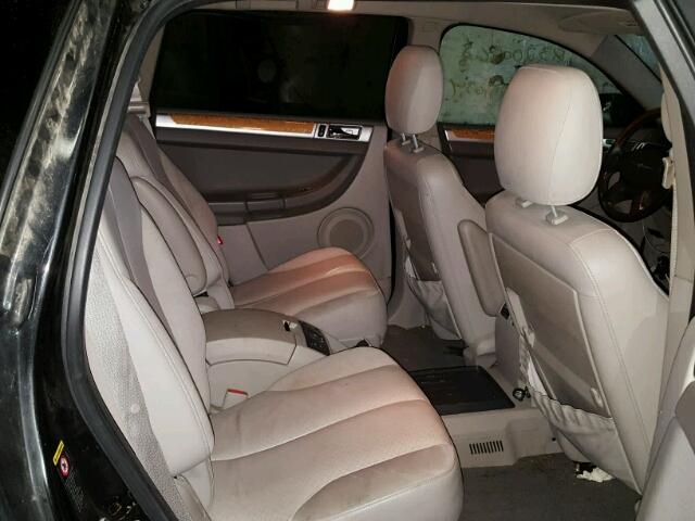 2C8GF78425R410078 - 2005 CHRYSLER PACIFICA L შავი ფოტო 6
