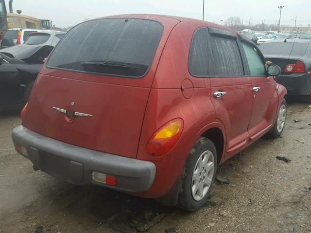 3C4FY48B22T388953 - 2002 CHRYSLER PT CRUISER RED photo 4