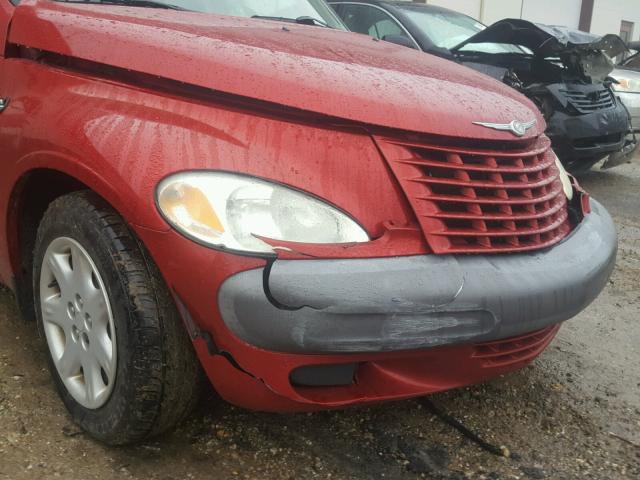 3C4FY48B22T388953 - 2002 CHRYSLER PT CRUISER RED photo 9