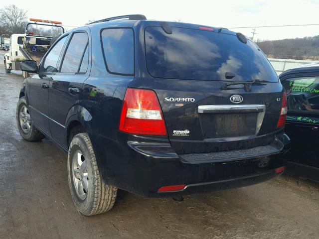 KNDJD735885828000 - 2008 KIA SORENTO EX BLACK photo 3