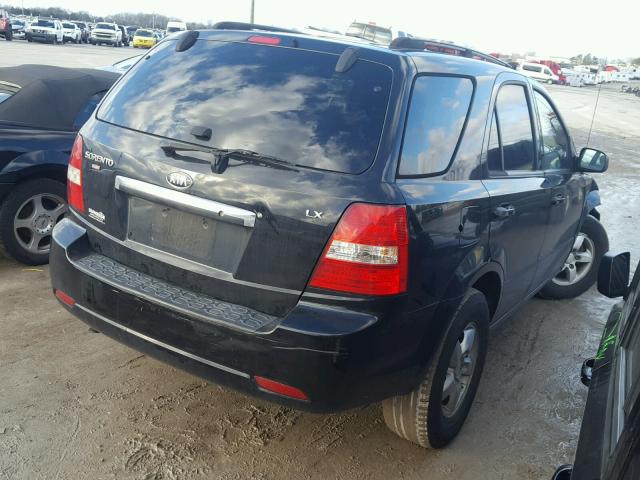 KNDJD735885828000 - 2008 KIA SORENTO EX BLACK photo 4