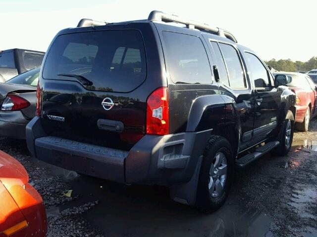 5N1AN08U48C516669 - 2008 NISSAN XTERRA OFF BLACK photo 4