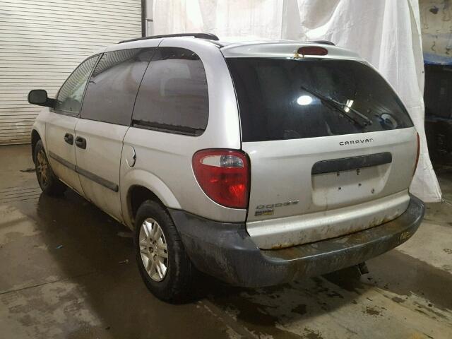 1D4GP25E07B258966 - 2007 DODGE CARAVAN SE SILVER photo 3