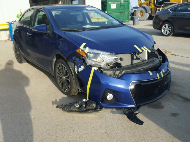 5YFBURHE9FP192132 - 2015 TOYOTA COROLLA L BLUE photo 1