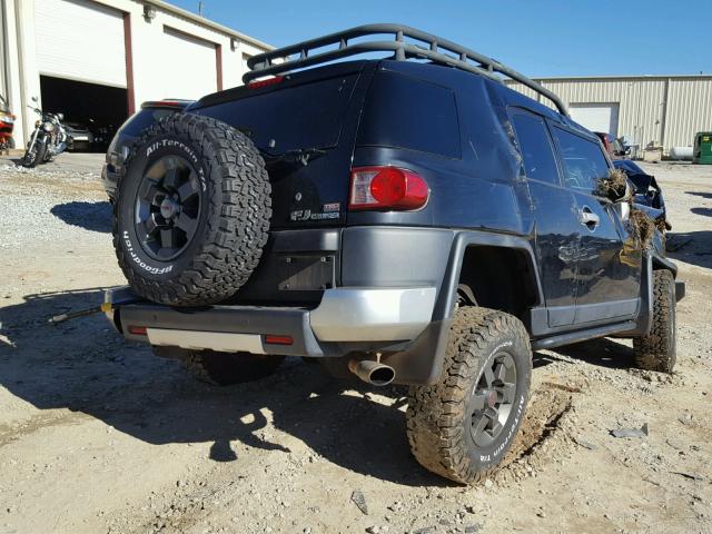 JTEBU11F470072590 - 2007 TOYOTA FJ CRUISER BLACK photo 4