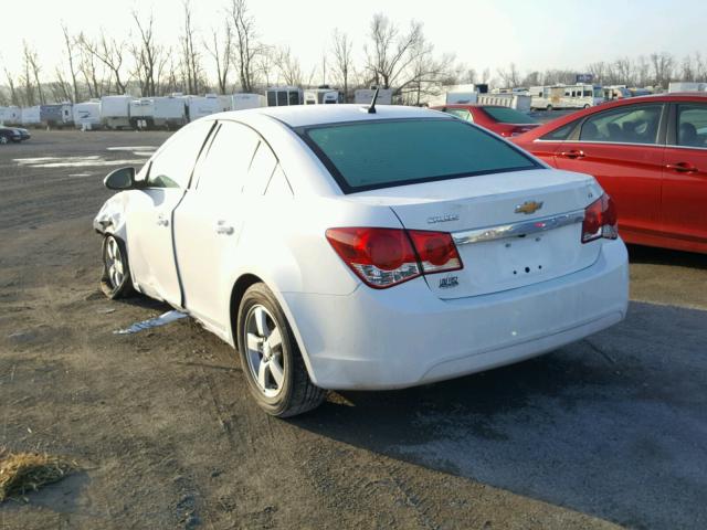 1G1PC5SB1E7181022 - 2014 CHEVROLET CRUZE LT WHITE photo 3