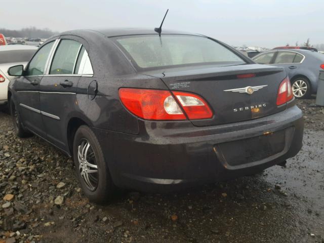 1C3LC46K28N157861 - 2008 CHRYSLER SEBRING LX BLACK photo 3