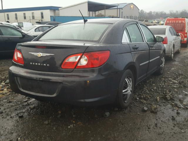 1C3LC46K28N157861 - 2008 CHRYSLER SEBRING LX BLACK photo 4