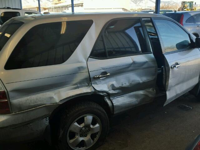 2HNYD18236H544686 - 2006 ACURA MDX SILVER photo 9