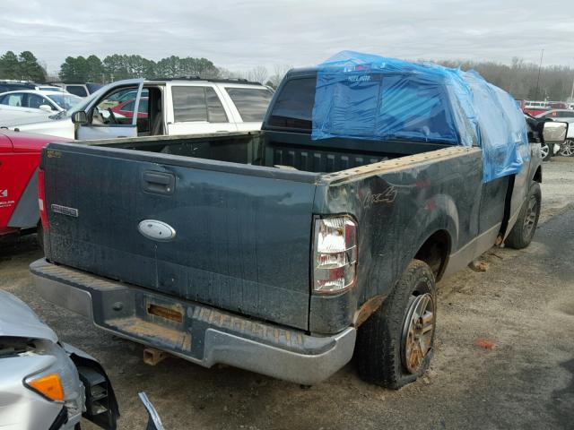 1FTPX14506NA25286 - 2006 FORD F150 GREEN photo 4