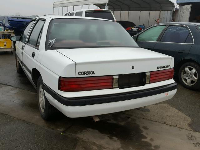 1G1LD55M8RY173928 - 1994 CHEVROLET CORSICA WHITE photo 3