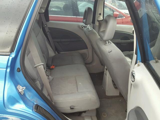 3A8FY48B48T125249 - 2008 CHRYSLER PT CRUISER BLUE photo 6