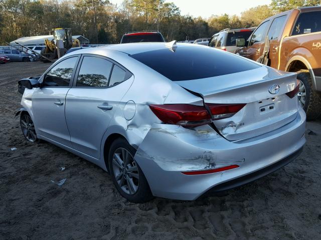 5NPD84LF0JH274756 - 2018 HYUNDAI ELANTRA SE SILVER photo 3