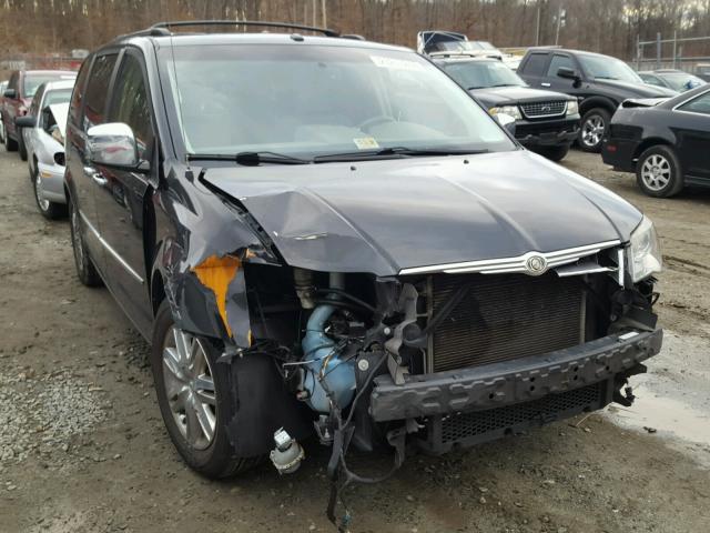 2A8HR64X98R662169 - 2008 CHRYSLER TOWN & COU BLACK photo 1